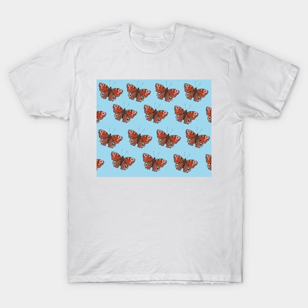 Amazing peacock butterfly T-Shirt by ButtonandSquirt